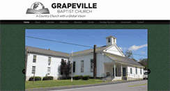 Desktop Screenshot of grapevillebaptistchurch.org